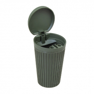 Trash Can Car Ashtray Green